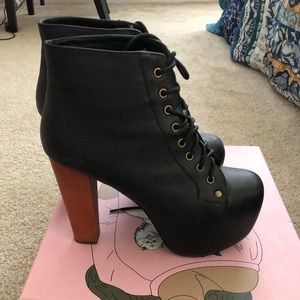 Jeffrey Campbell Lita Black/Brown 8.5